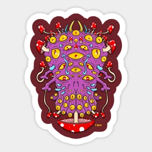 Shroomhead Jones Sticker